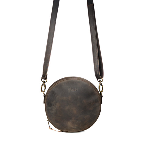 Suzette's Steal Circle Crossbody Purse-Black