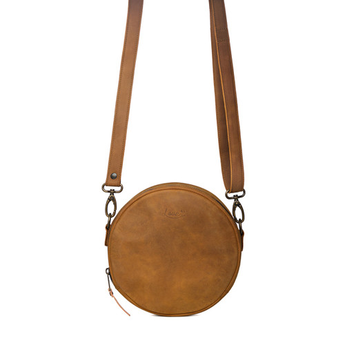 Suzette's Steal Circle Crossbody Purse-Tobacco