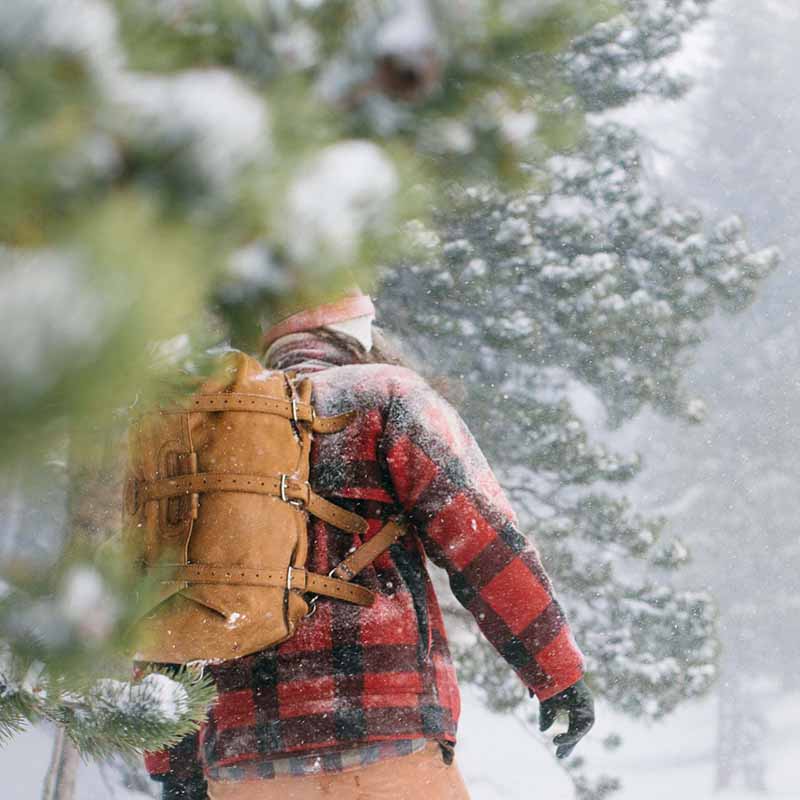 This leather overnight travel bag is made with a single piece of the strongest leather to reduce seams and increase durability.